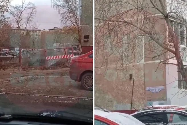 У набережной Тухачевского яма с кипятком размывает грунт